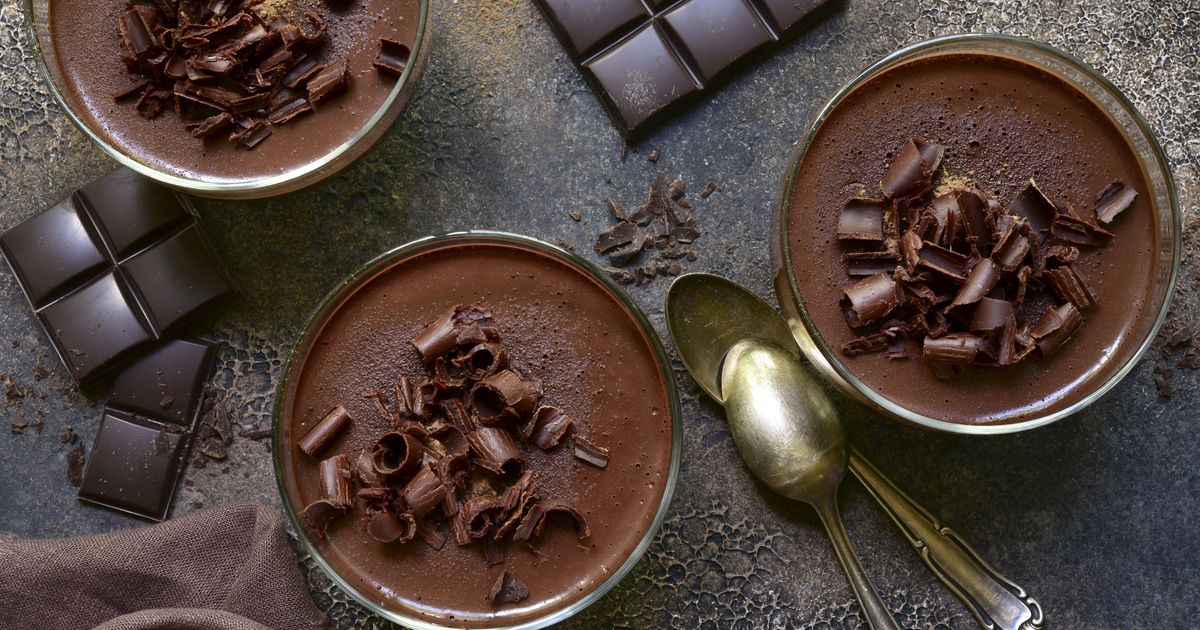 Zamatovo jemný čokoládový puding recept 15min.