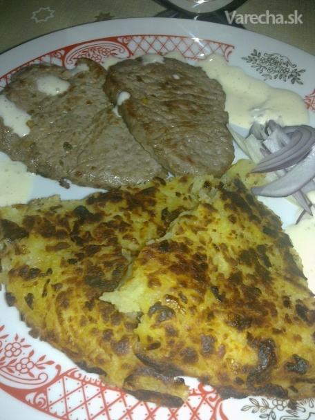 Bifteky s rősti plackami (fotorecept) recept