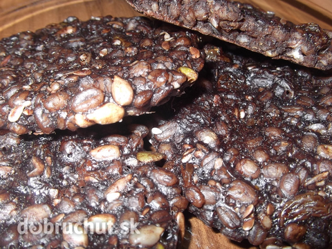 Kakaové chrumkavé placky s krúpami