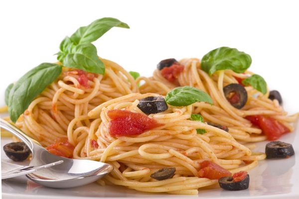Špagety s olivami