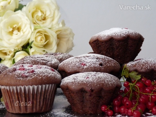 Kakaové muffiny (fotorecept) recept