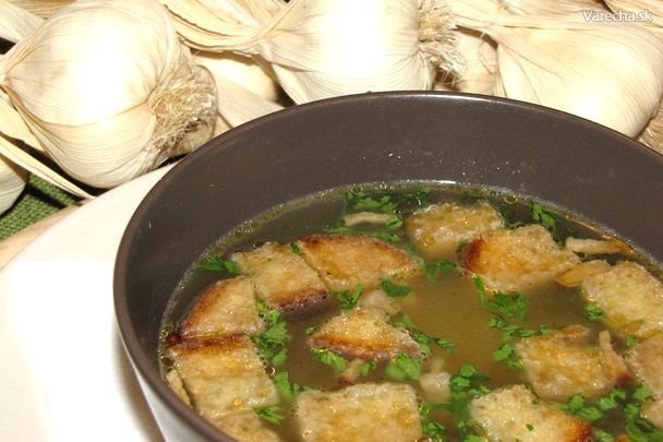 Cesnaková polievka recept