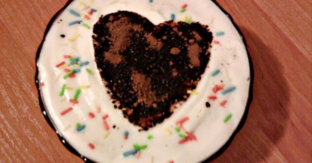 Valentínsky koláč z mikrovlnky, fotogaléria 1 / 1.