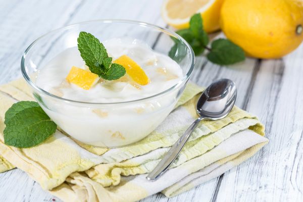 Domáci citrónový jogurt