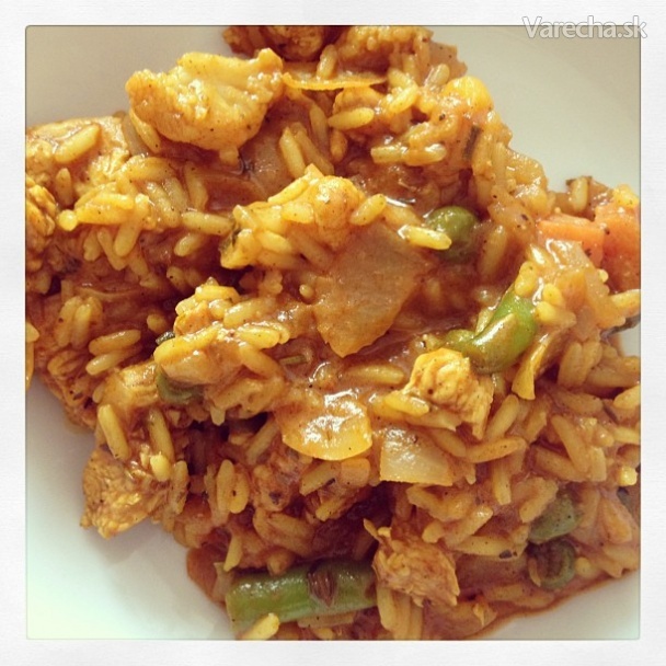 Pikantné indické karí s ryžou recept