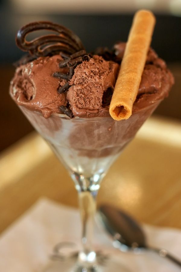 Domáca čokoládová zmrzlina
