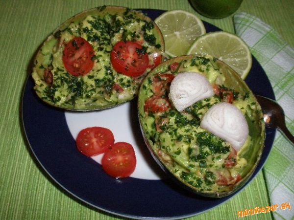 Guacamole mexický recept