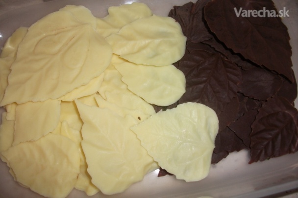 Čokoládové listy na tortu (fotorecept) recept