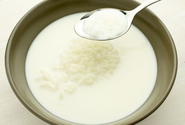 Mliečna polievka s ryžou
