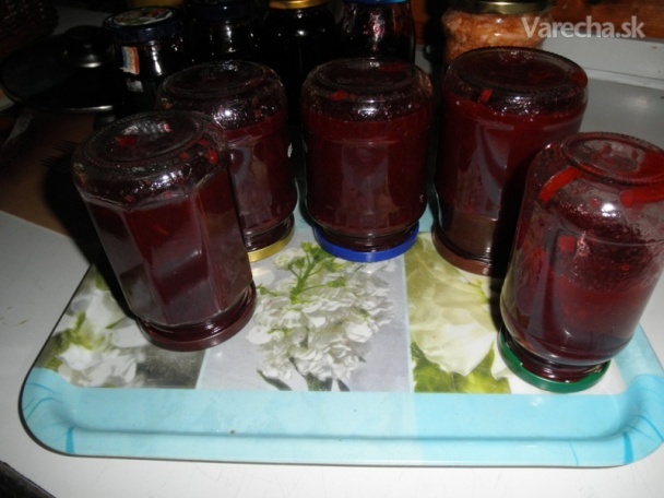 Jablkovo-černicový džem (fotorecept) recept
