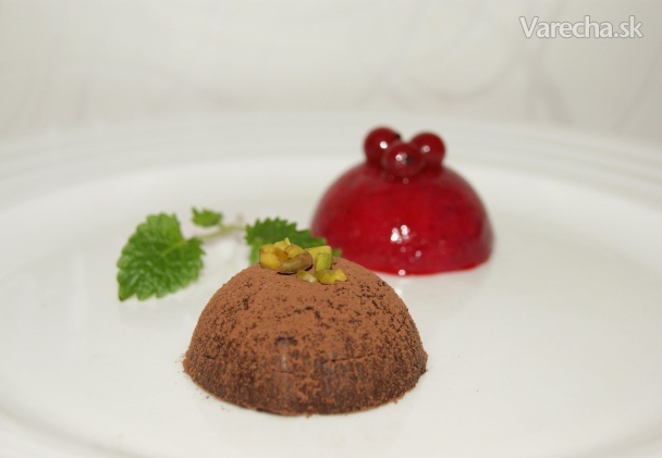 Čokoládovo ríbezľový dezert (fotorecept) recept