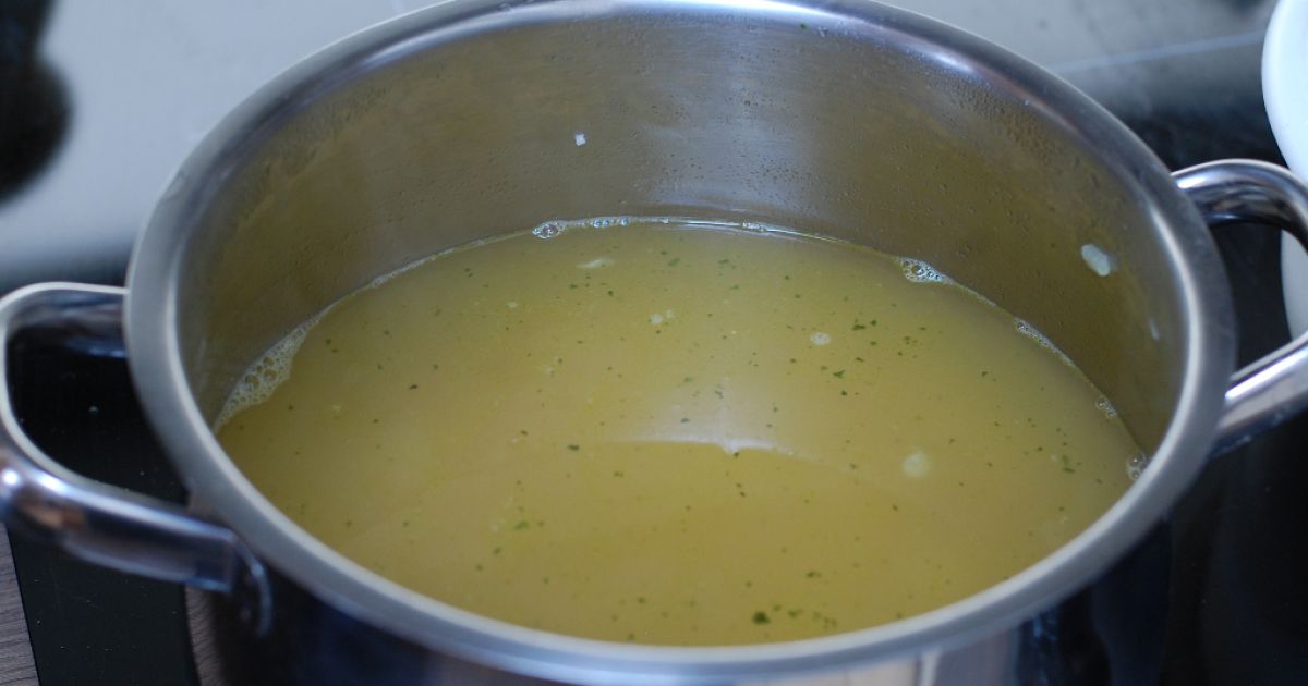 Fazuľová polievka s pečeným cesnakom, fotogaléria 6 ...