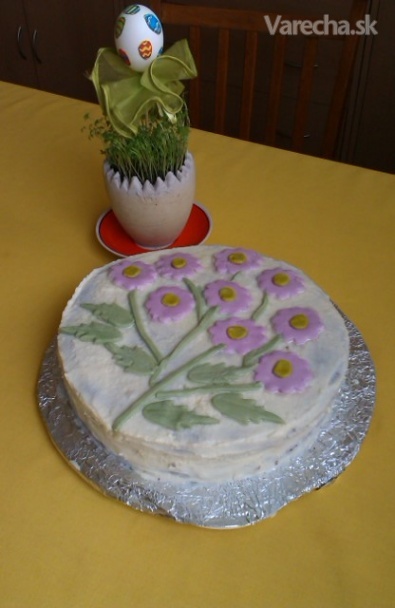 Kvetinková veľkonočná torta recept