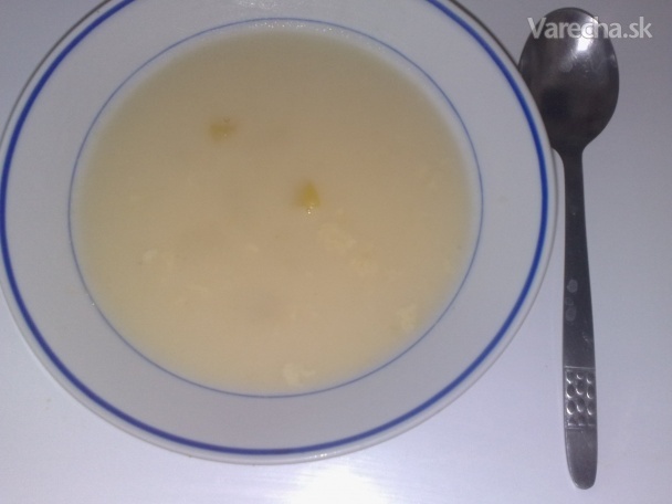 Mliečna zemiaková polievka (fotorecept)