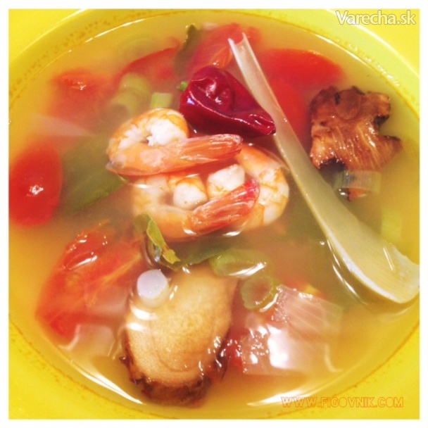 Tom yum goong – thajská polievka s krevetami (fotorecept) recept ...