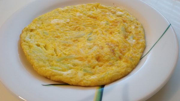 Fotorecept: Cuketová omeleta pre dojča