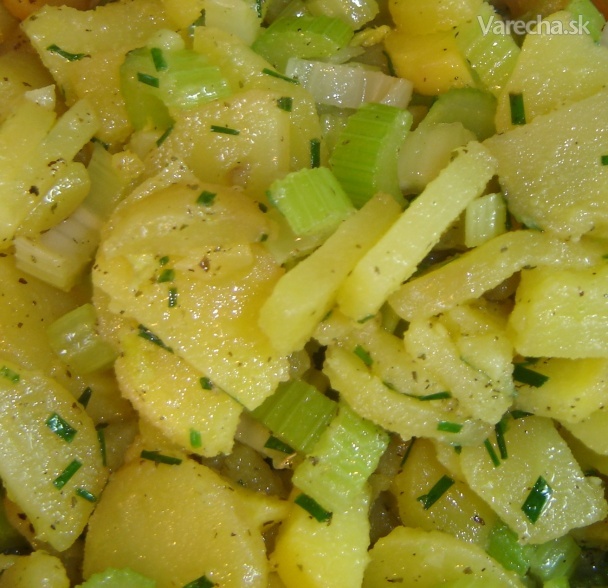 Netradičný zemiakový šalát (fotorecept) recept