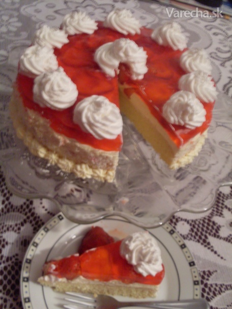 Celiaticka jahodová torta (fotorecept) recept