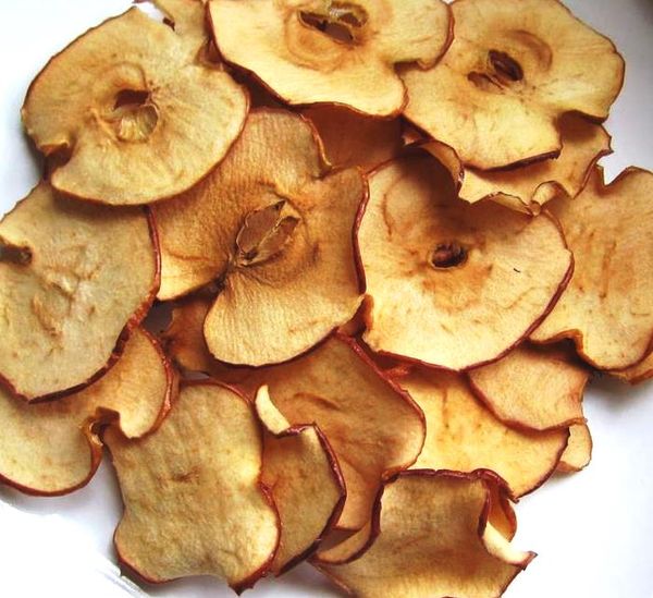 Zdravé chipsy zo sušených jabĺk