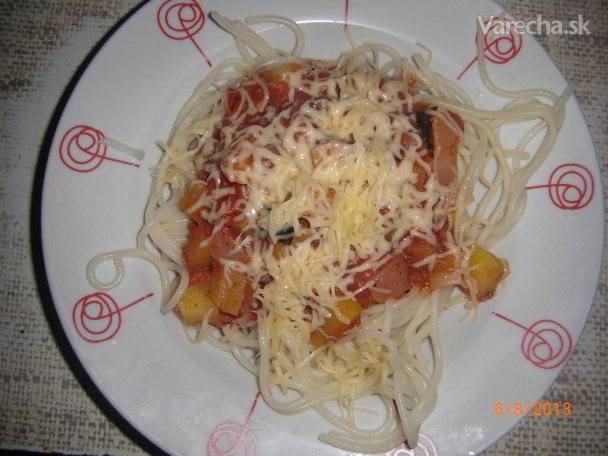 Špagety so zeleninou recept