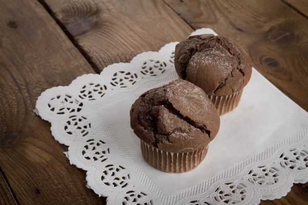 Čokoládové muffiny s cuketou