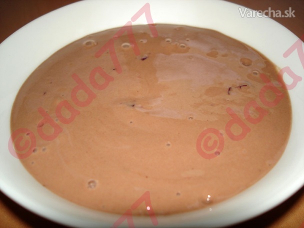 Kakaovo-slivkový dezert bez mlieka recept