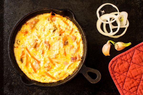 Základná šunková omeleta
