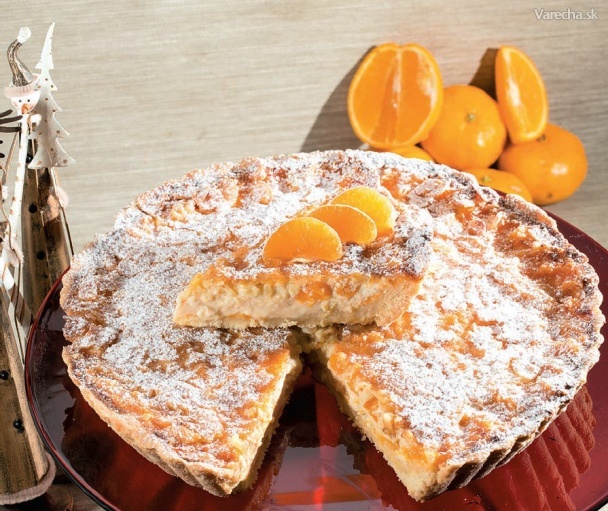 Krehký mandarínkový koláč recept