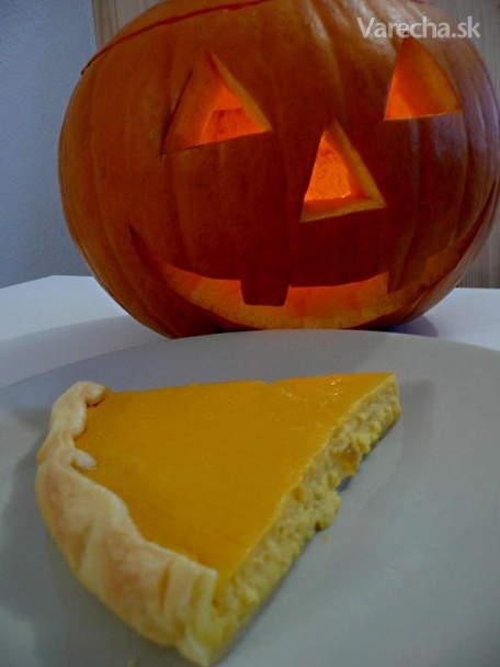 Halloweenský tekvicový koláč :-) (fotorecept) recept