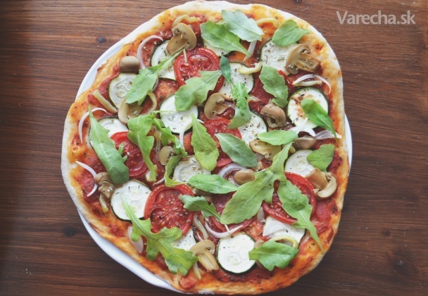 Pizza s grilovanou zeleninou (zo špaldovej múky) recept
