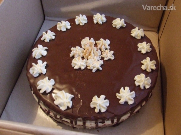 Čokoládovo-jahodová torta s tvarohovým krémom (fotorecept ...