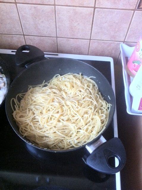 Citrónové špagety