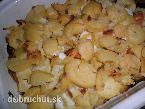 Fotorecept: Francúzske zemiaky so smotanou