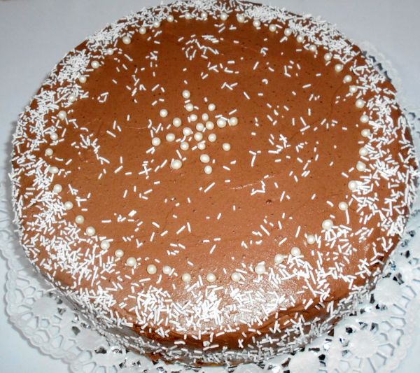 Nepečená torta s parížskou šľahačkou