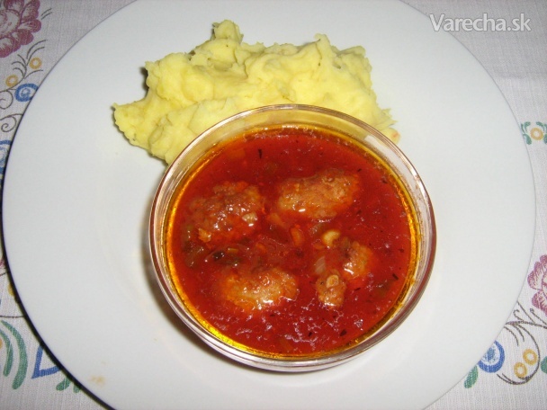 Mäsové guľky v paradajkovej omáčke recept