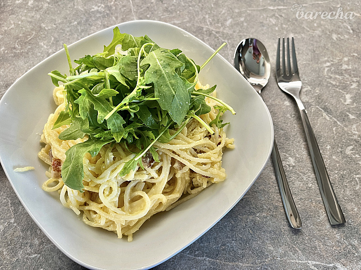 Špagety Carbonara (fotorecept) recept