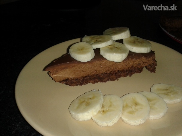 Nepečený čokoládový cheesecake s banánom (videorecept) recept