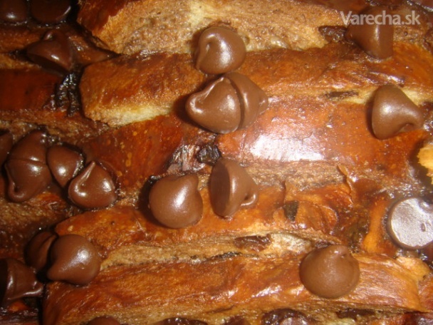 Čokoládový puding zo sladkého chleba (fotorecept) recept ...