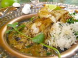 Indická kuchyňa rybie kari