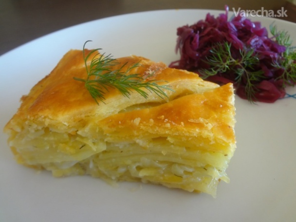 Herbed potato pie Zemiakovy paj (fotorecept) recept