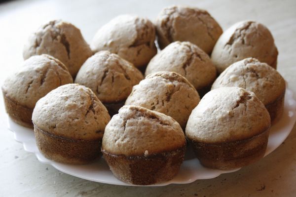 Škoricovo-orechové muffiny