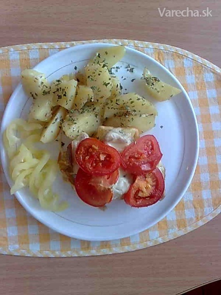 Zapekané rezne so syrom a paradajkami (fotorecept) recept ...