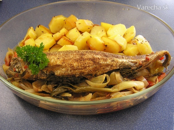 Pečená ryba v alobale (fotorecept) recept