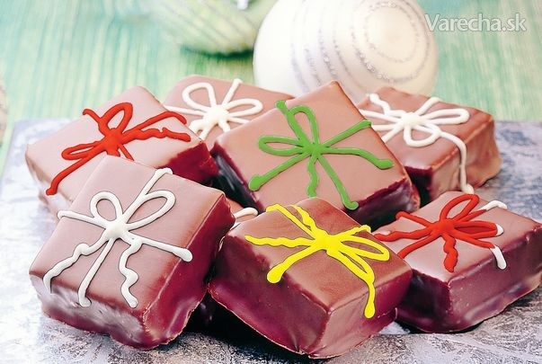 Čokoládové darčeky – nepečené recept