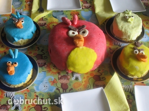Tvarohová torta Angry Birds