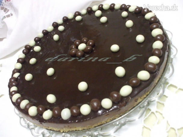 Nepečený čokoládový cheesecake (fotorecept) recept