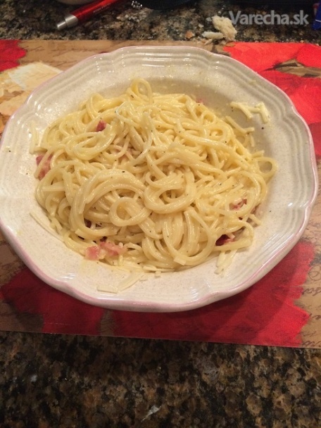 Špagety s výbornou bielou omáčkou recept