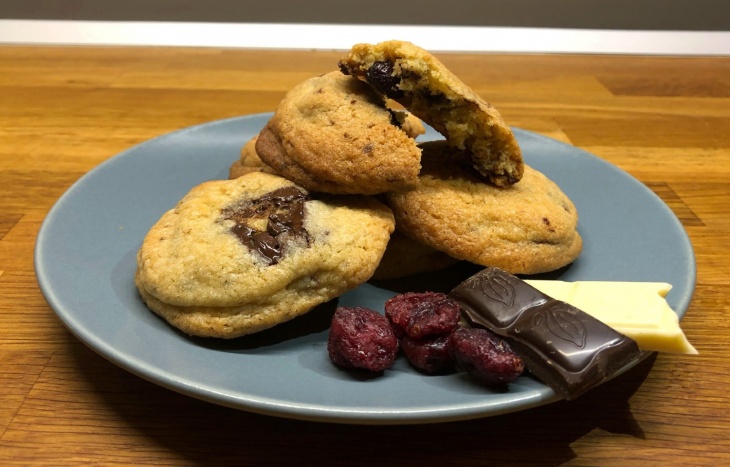 Brusnicovo-čokoládové sušienky (videorecept) recept