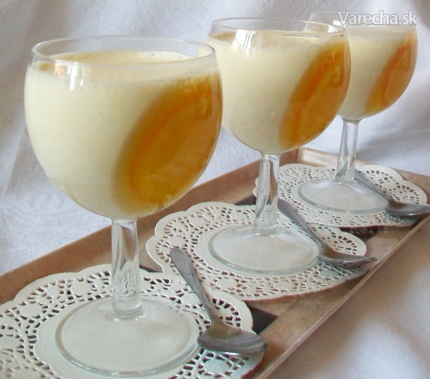 Vanilková panna cotta s pomarančovým želé (fotorecept) recept ...