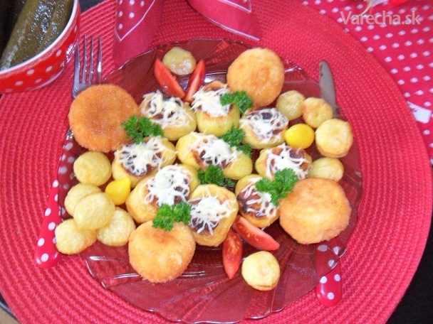 Pečené plnené zemiaky (fotorecept) recept